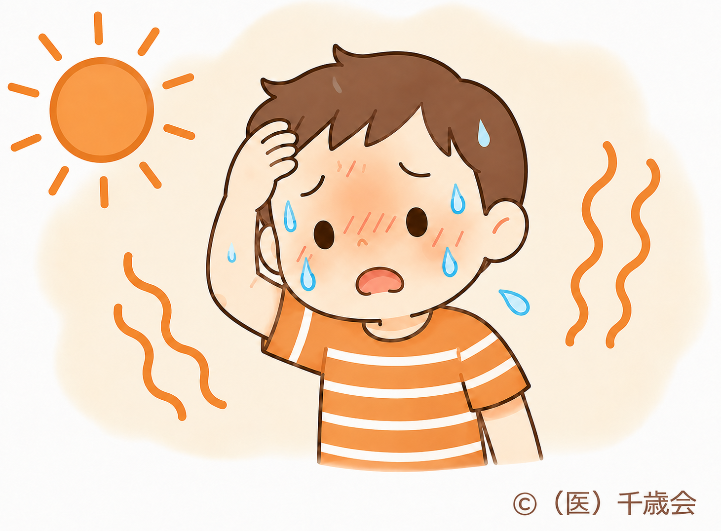熱中症になりやすい原因１体温が上がりやすい